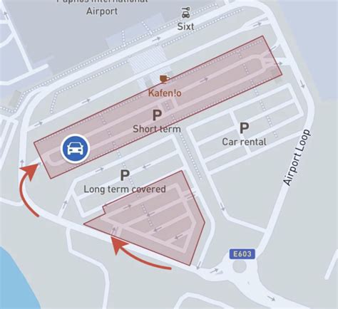 paphos airport parking for disabled